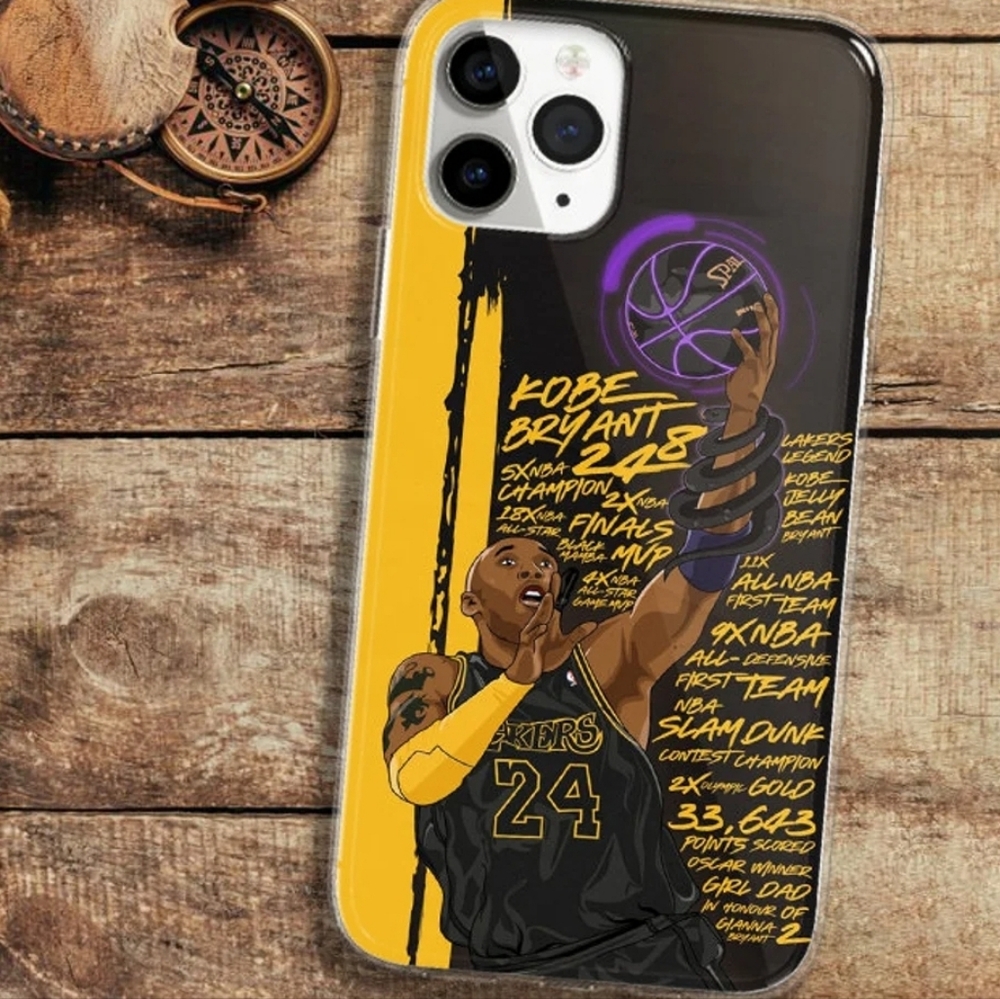 13 Pro Max Collectible Kobe Bryant Phone Case Soft Protective  iPhone 13 Pro Max